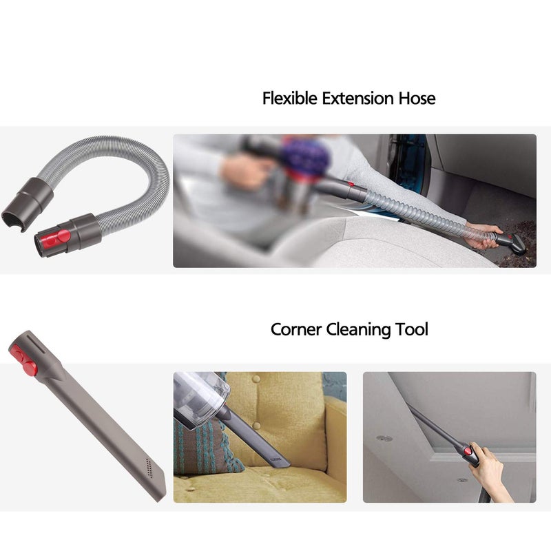 isinlive Attachment Kit for Dyson Gen 5 Gen5 V15 V12 V8 V11 V10 V7 Absolute Detect Cordless Stick Animal Outsize Cyclones Vacuum Cleaner Accessories Bundle Replacement Brush Tools - Image 5
